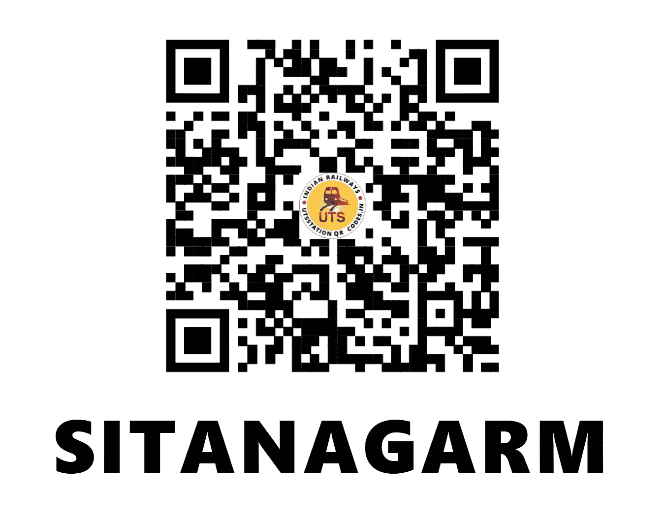 UTS QR Code for SITANAGARM - SNM (EO - ANDHRA PRADESH)
